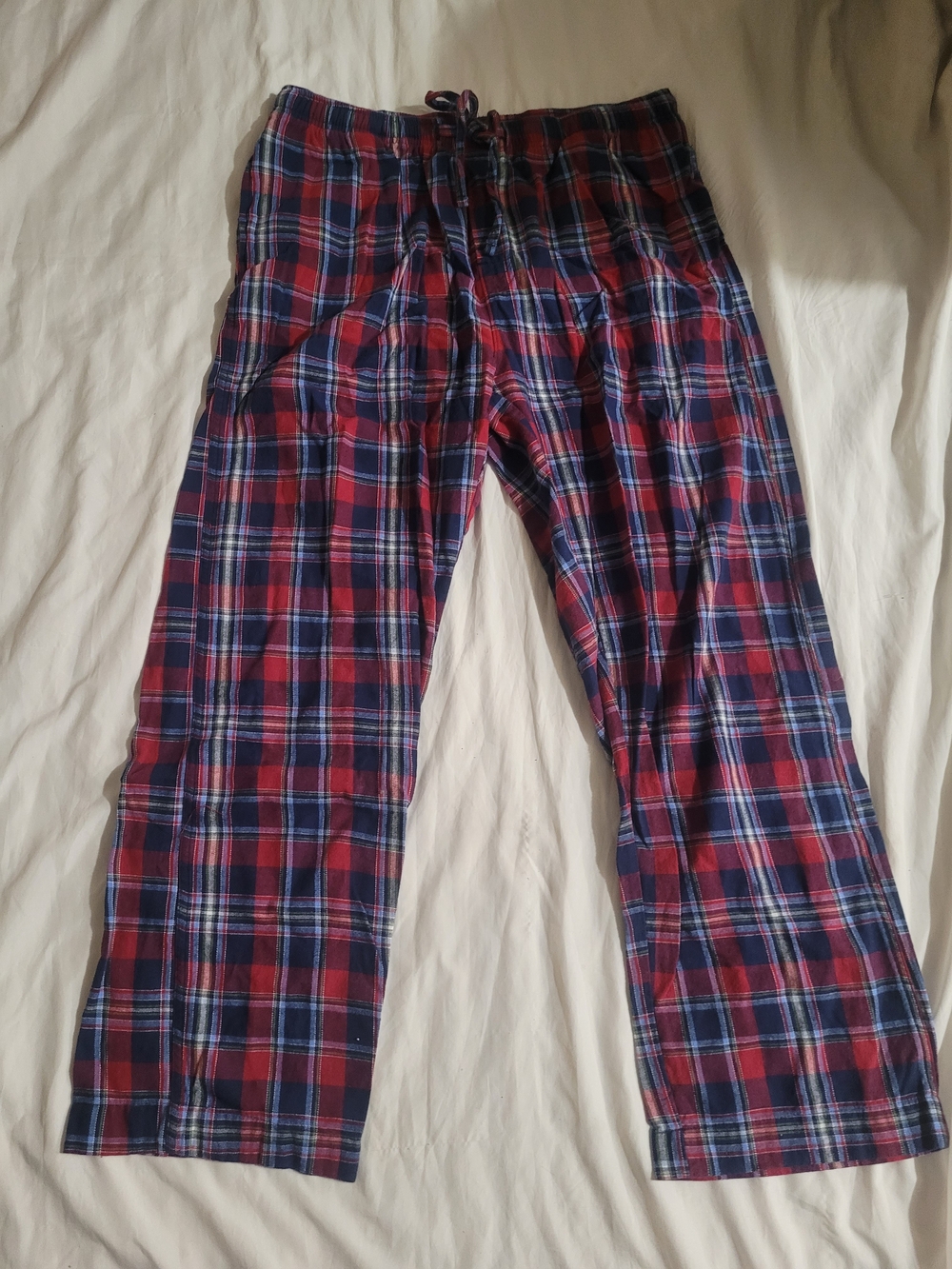 Denver Hayes Red & Blue Plaid Lounge Pants